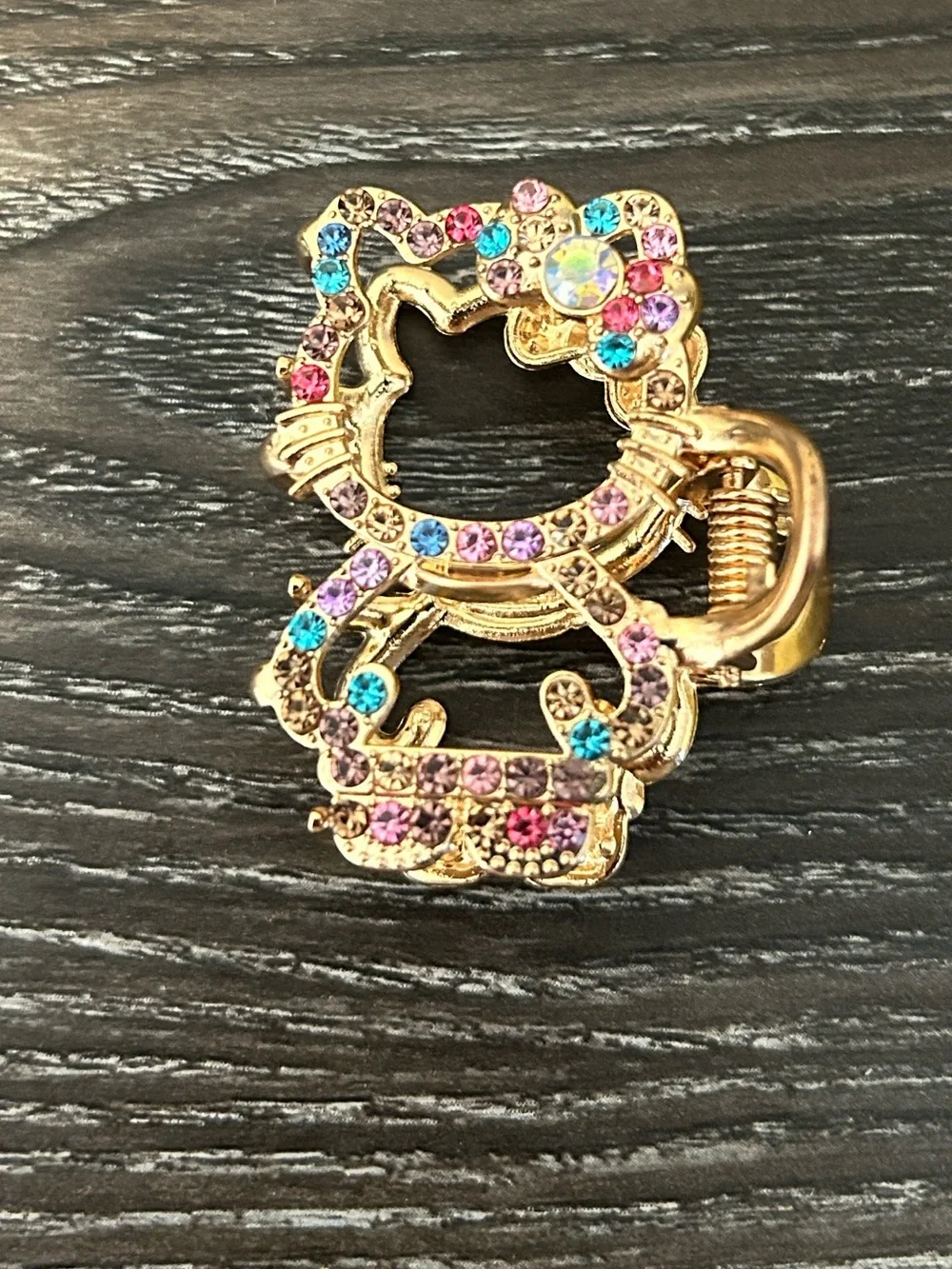 Hello kitty Crystal hair clip NWT